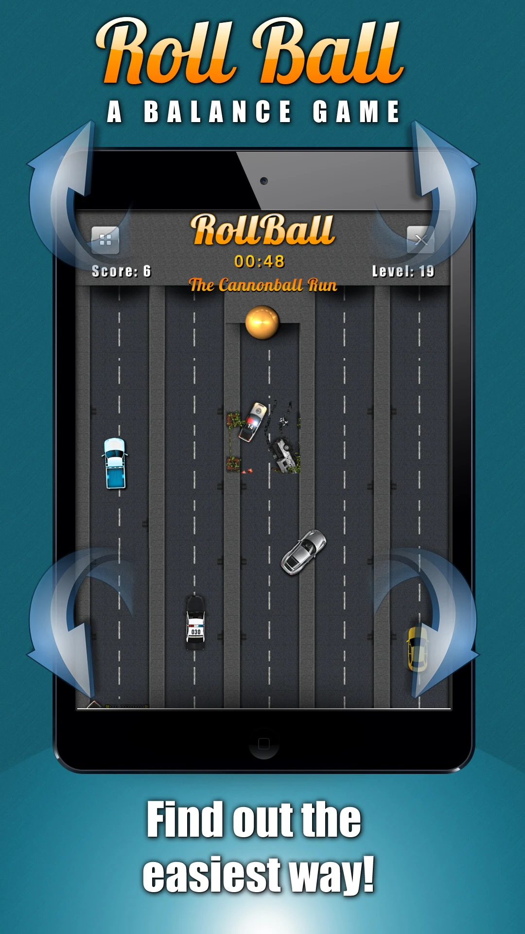 Roll Ball - A balance game screenshot